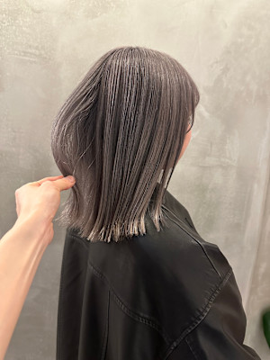 池袋 ケアブリーチ ダブルカラー アッシュ グレージュ♪