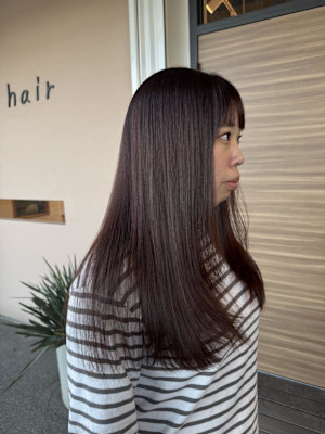 レッドブラウン/美髪ヘア