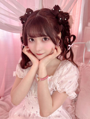 小鳥遊るいちゃん立体リボンハートハーフツイン＊まゆ