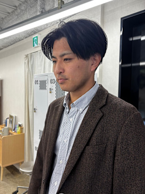 センターパートスタイル　久屋大通/栄/伏見