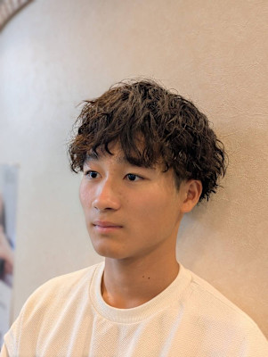 メンズ スパイラルパーマ