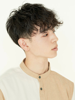 hum立川×メンズパーマ