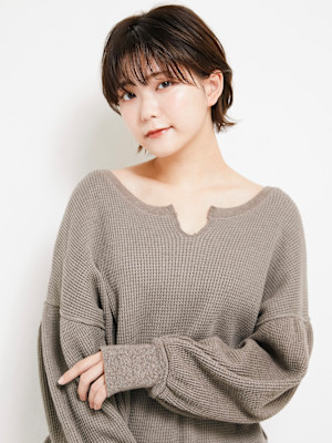 hum立川×ショートボブ