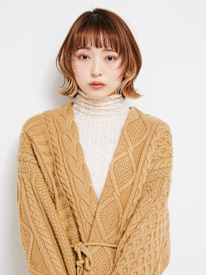 hum立川×ミディアムヘア