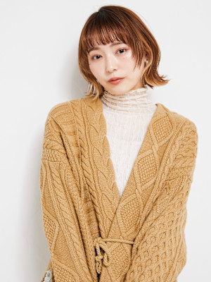 hum立川×ミディアムヘア