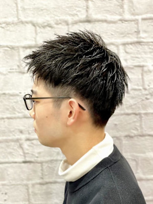 アップバングショート