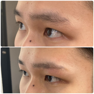 ソフトストレート眉毛【高田馬場　眉毛Wax出来るヘアサロン】