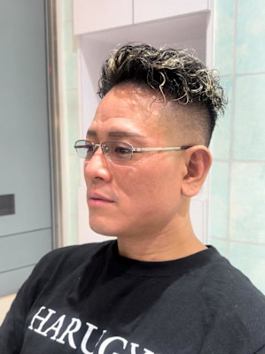 メンズパーマ／ニュアンスパーマ／極道パーマ／フェードカット