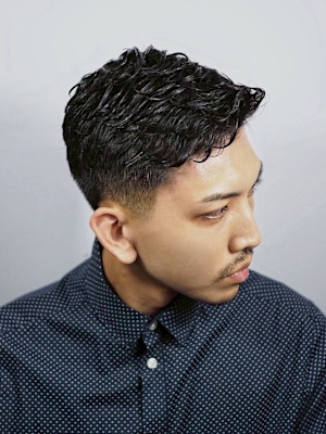 【札幌】フェードカット×パーマ