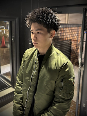 【スパイキーショート】短髪/刈り上げ/men's