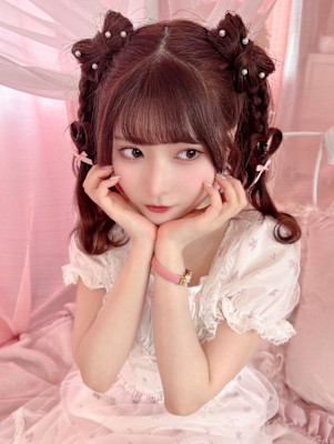 小鳥遊るいちゃん立体リボンハートハーフツイン＊まゆ