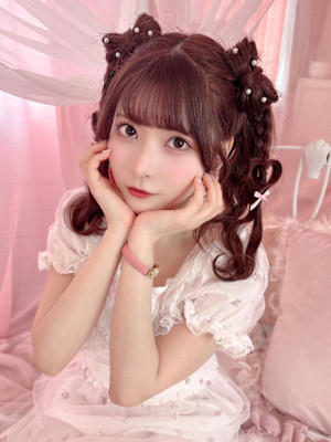 小鳥遊るいちゃん立体リボンハートハーフツイン＊まゆ