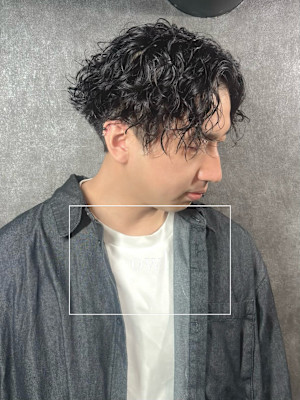 波巻きパーマ×ツイストスパイラルパーマ×men's