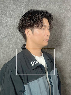 波巻きパーマ×ツイストスパイラルパーマ×men's