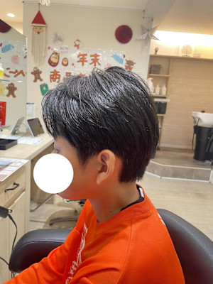 刈り上げないナチュラルキッズカット