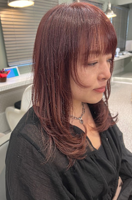 ロングレイヤースタイル