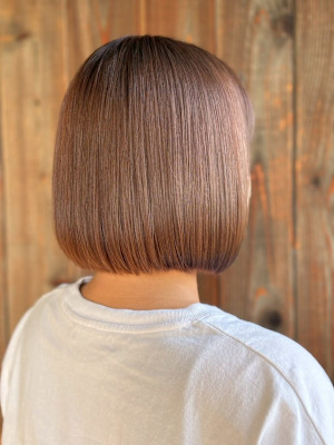 大人カジュアルなミニボブ