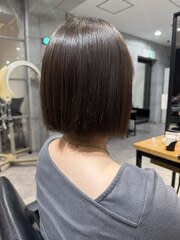 切りっぱなしボブ