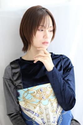 ボブレイヤーくびれヘア20代30代40代