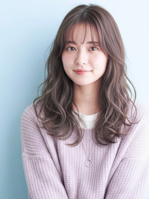 イルミナサンセットの軽やかロングパーマ