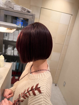 ピンクブラウンカラー