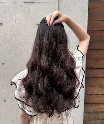 コテ巻きパーマ