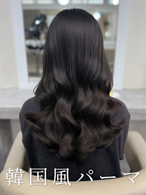 韓国風パーマ/コテ巻き風パーマ/デジタルパーマ/レイヤー