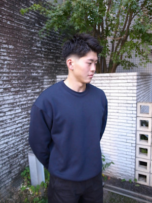 ローフェードスパイキーショート