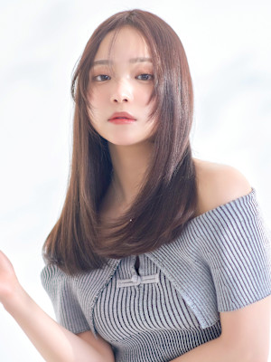 顔周りレイヤー×髪質改善×ニュアンスカラー