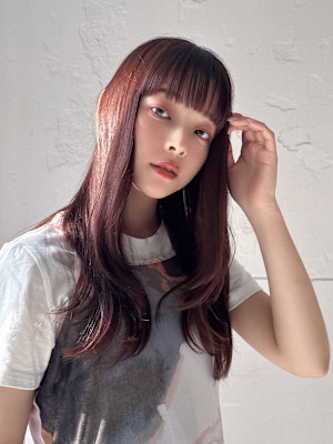 エアリーロング×サラ艶×マロンブラウン