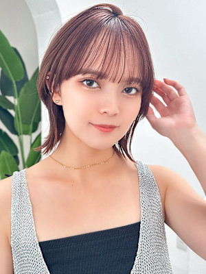 くびれボブ×シースルバング