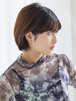 丸みショート×大人ショート