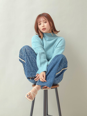 インナーカラー×くびれミディ