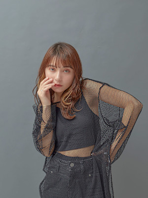 ニュアンスカラー×セミディ