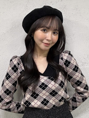 秋冬メイク ヘアメイク ヘアアレンジ くびれ巻き