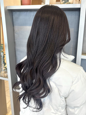 冬に映える♪柔らかロングレイヤー×透明感カラー