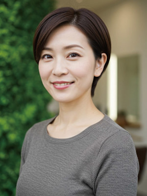 40-50代にオススメ★上品美シルエットショート