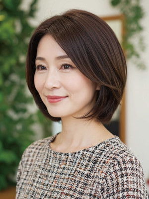 40-50代にオススメ★リフトアップレイヤーボブ