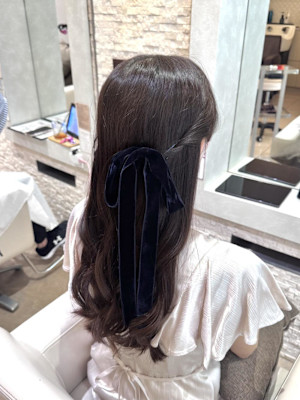 イベントにぴったりハーフツインアレンジ♪