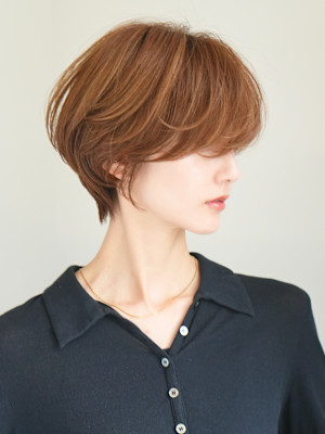 前下がりショート・ボブ/絶壁解消/前髪あり/40代/30代