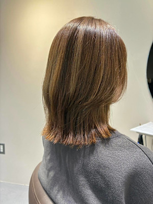 透明感マットベージュ×髪質改善