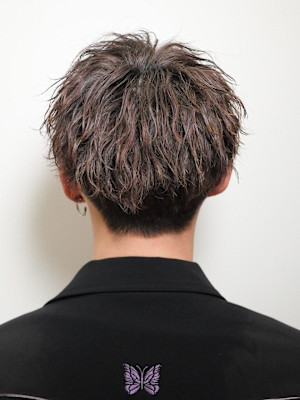 【波巻きパーマ】ニードルマッシュ