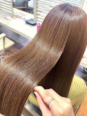 【酸熱トリートメント】ヘーゼルカラー