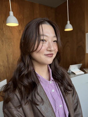 ほんのりlavenderの艶カラー