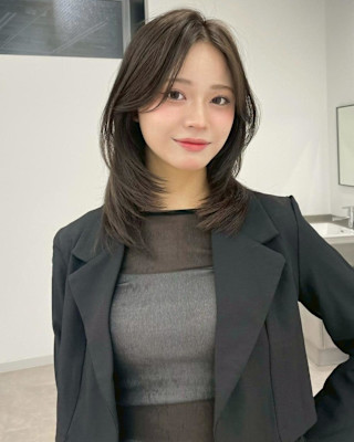 20代30代髪質改善トリートメントモカベージュナチュラル