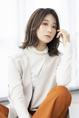 【Totia本通】フレンチボブ×カーキベージュ