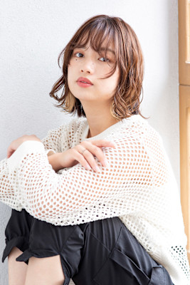 【Totia本通】外ハネボブ×ヘーゼルベージュ