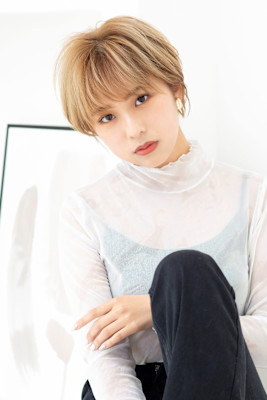 【Totia本通】ナチュラルショート×シルキーベージュ