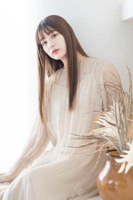 【Totia本通】透けバング×シースルーストレート