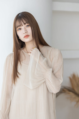 【Totia本通】透けバング×シースルーストレート